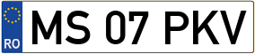 Truck License Plate